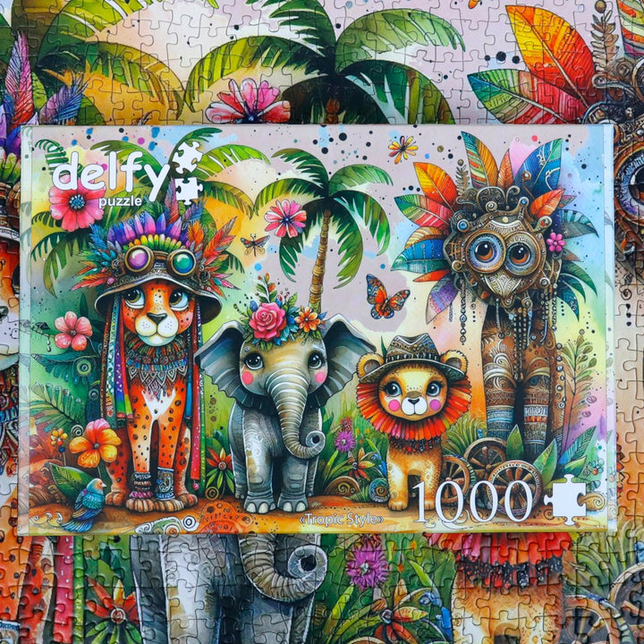 Tropic Style Casse-tête DELFY Puzzle 1000 pcs