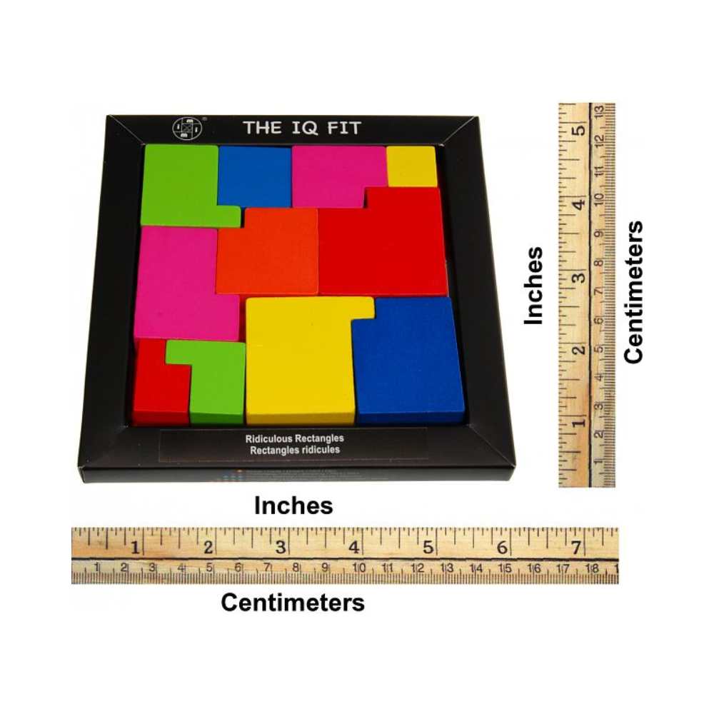 The IQ Fit - Rectangles ridicules: jouet casse-tête | Achat en ligne