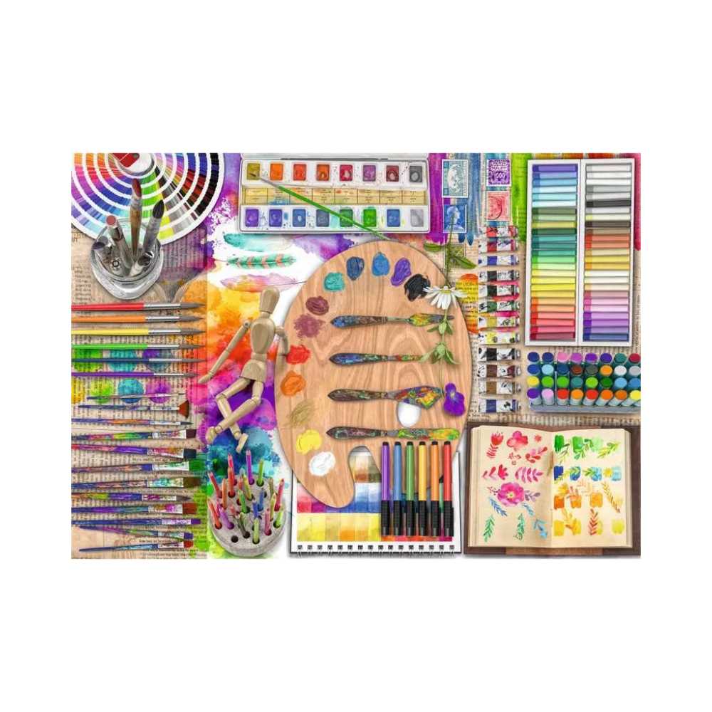 Puzzle Ravensburger The Artist's Palette 500 large | Achat en ligne