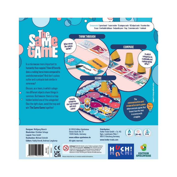 The Same Game: jeu de société famille | Achat en ligne Canada
