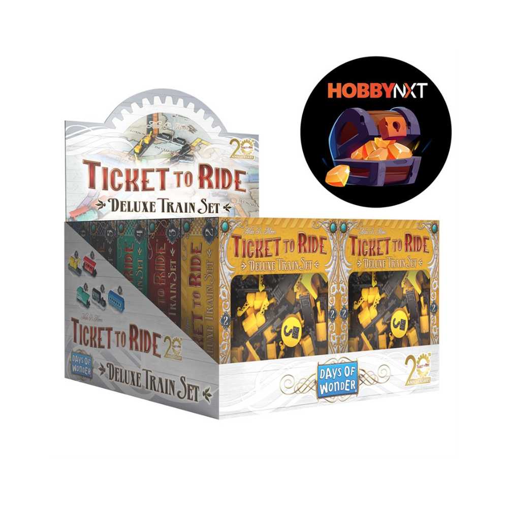 Ticket to Ride - 20th Anniversary Deluxe Train Set - Rouge