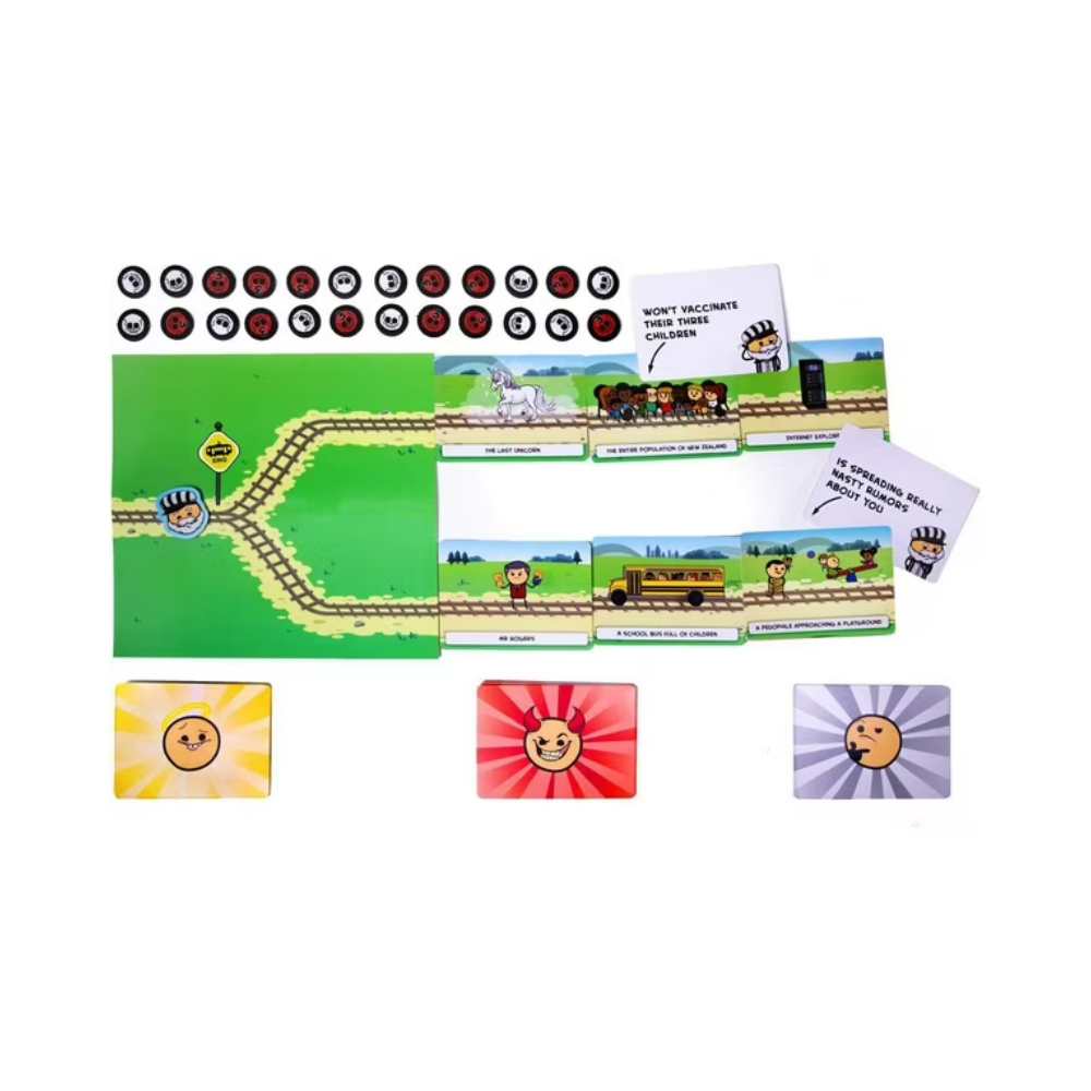 Trial by Trolley,jeu de société de party - version anglaise - Achat en ligne