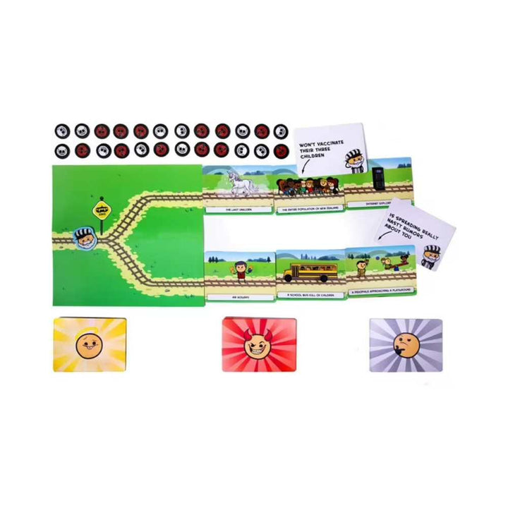 Trial by Trolley,jeu de société de party - version anglaise - Achat en ligne