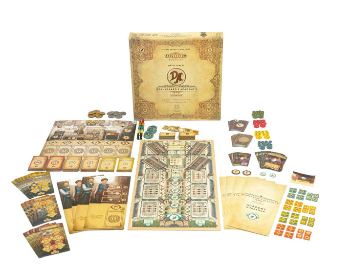 Trickerion:Dahlgaard's Academy,jeu de société stratégie-Achat en ligne