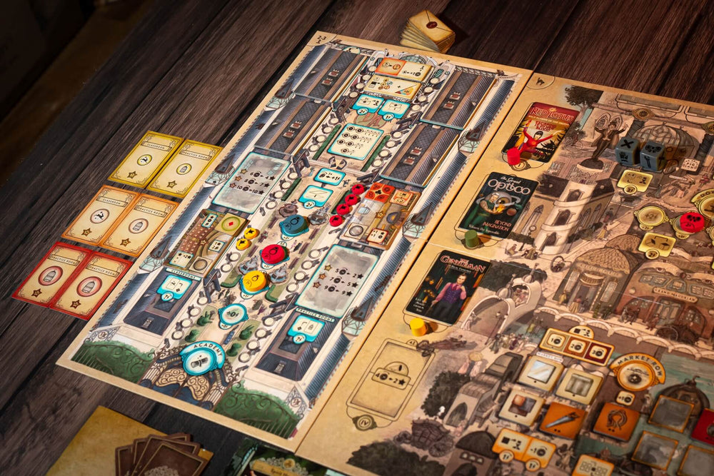 Trickerion:Dahlgaard's Academy,jeu de société stratégie-Achat en ligne