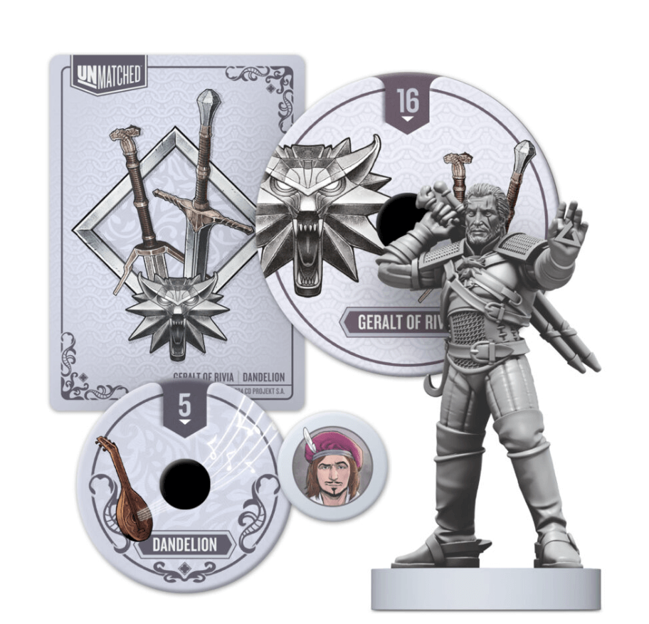 Unmatched: The Witcher – Steel and Silver, jeu de société stratégie