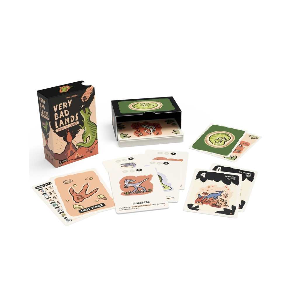 Very Bad Lands: T-Rex, jeu de société party - version anglaise