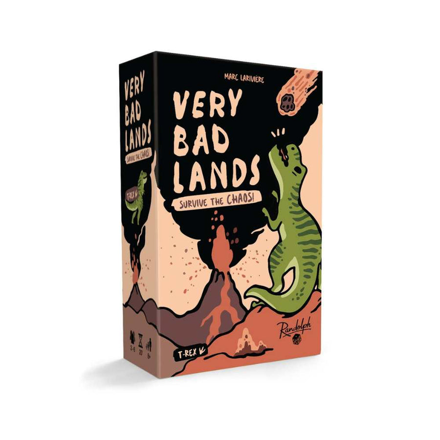 Very Bad Lands: T-Rex, jeu de société party - version anglaise