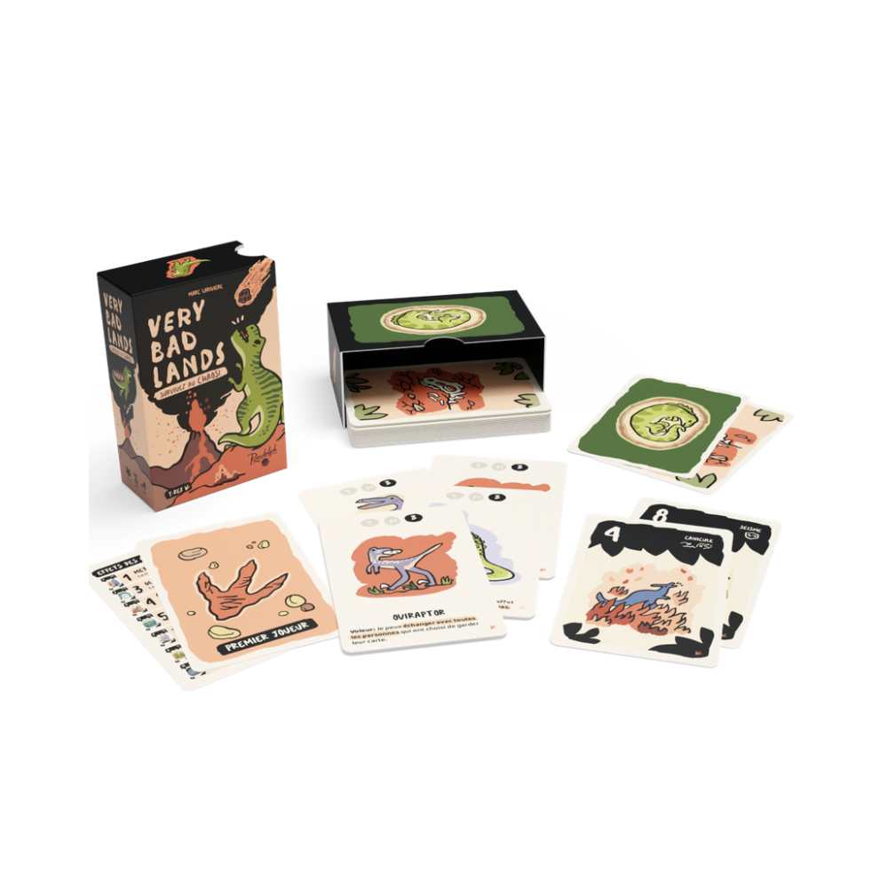 Very Bad Lands: T-Rex jeu de cartes familial - Achat en ligne
