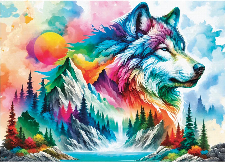 Wolf Of Many Hues (1000 pcs)