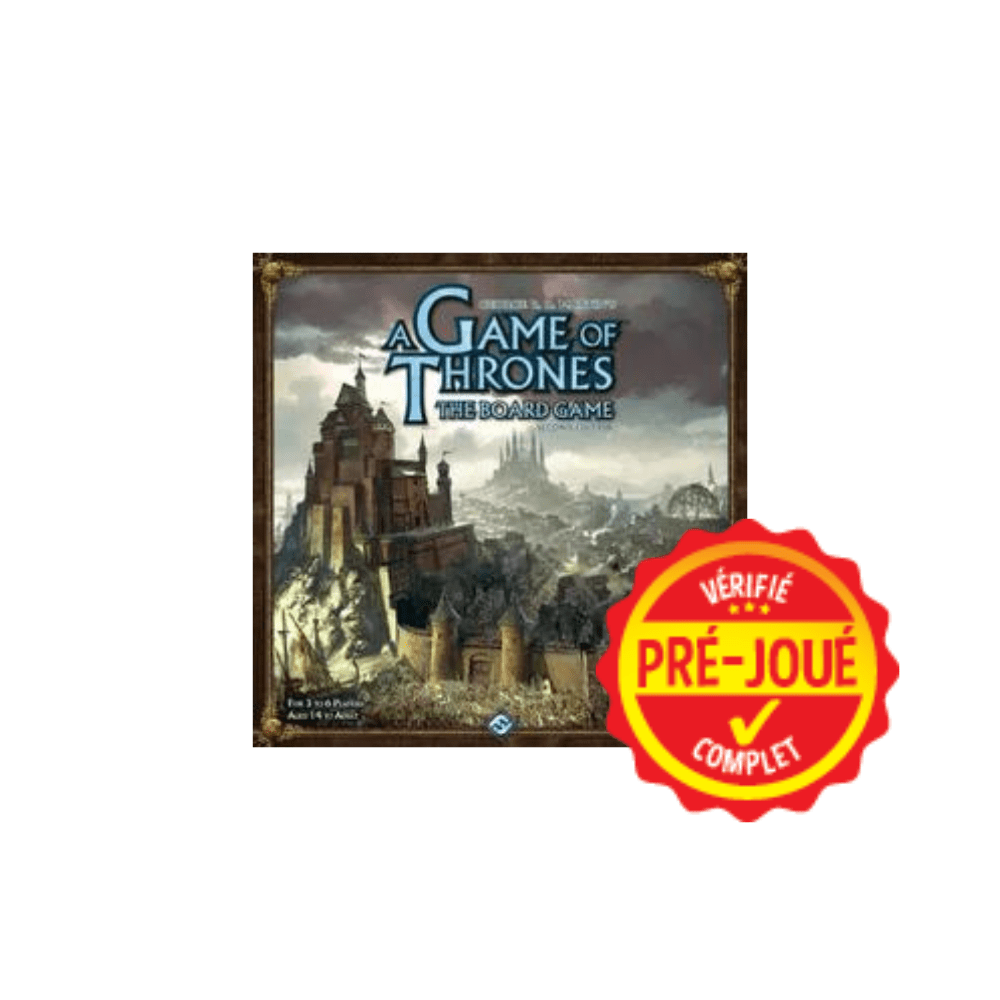 A game of throne the boardgame 2nd edition (pré-joué) (EN) BAZAR - Bazar - Stratégie