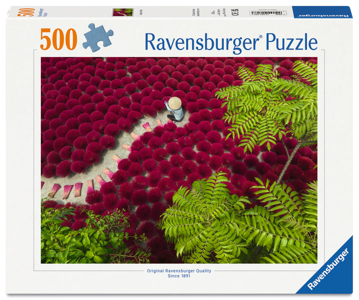 A Sea of Red (500pcs) CASSE-TÊTE - 400 - 550 morceaux