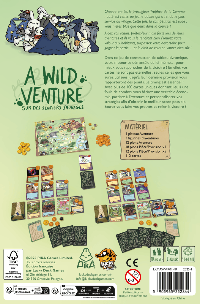 A Wild Venture : sur des Sentiers Sauvages (FR) JEUX - Stratégie - Stratégie intermédiaire