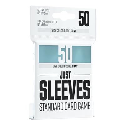 Just Sleeves - Standard Card Game - 66 x 92mm - Clear (50) Accessoires - Protecteurs de cartes - Protecteurs (Sleeves) - Jeu de carte standard