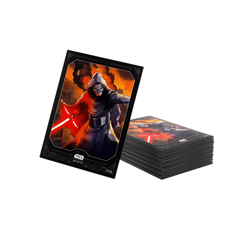 Star Wars: Unlimited - Art Sleeves: Kylo Ren (60 + 1 clear sleeve) Accessoires - Protecteurs de cartes - Protecteurs (Sleeves) - Jeu de carte standard
