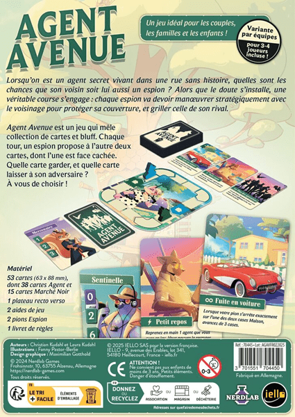 Agent Avenue (FR) JEUX - Deux joueurs