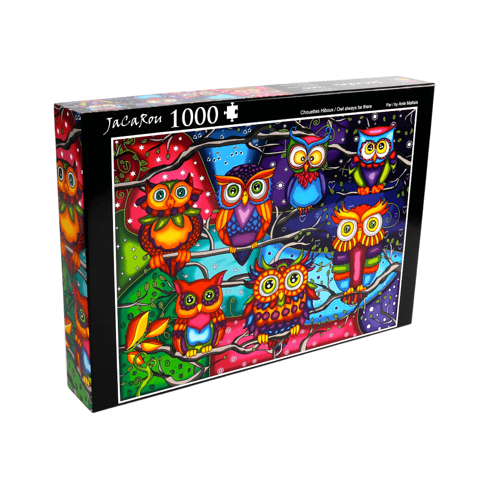 Chouettes hiboux | Owl Always Be There casse-tête JaCaRou puzzle