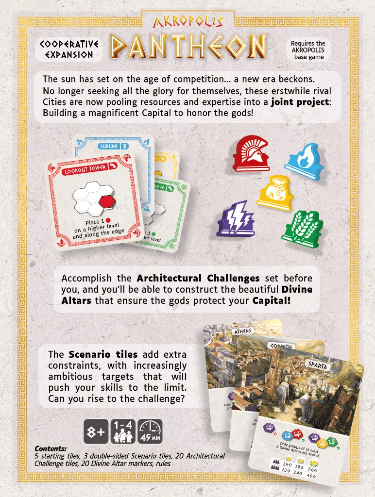 Akropolis: Pantheon Exp. (EN) JEUX - Famille