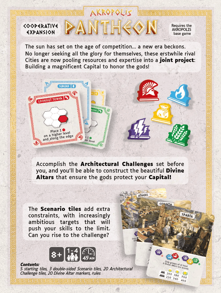 Akropolis: Pantheon Exp. (EN) JEUX - Famille