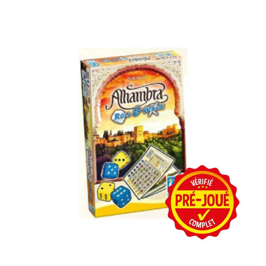 Alhambra: Roll and Write (pré-joué) (EN) BAZAR - Bazar - Famille