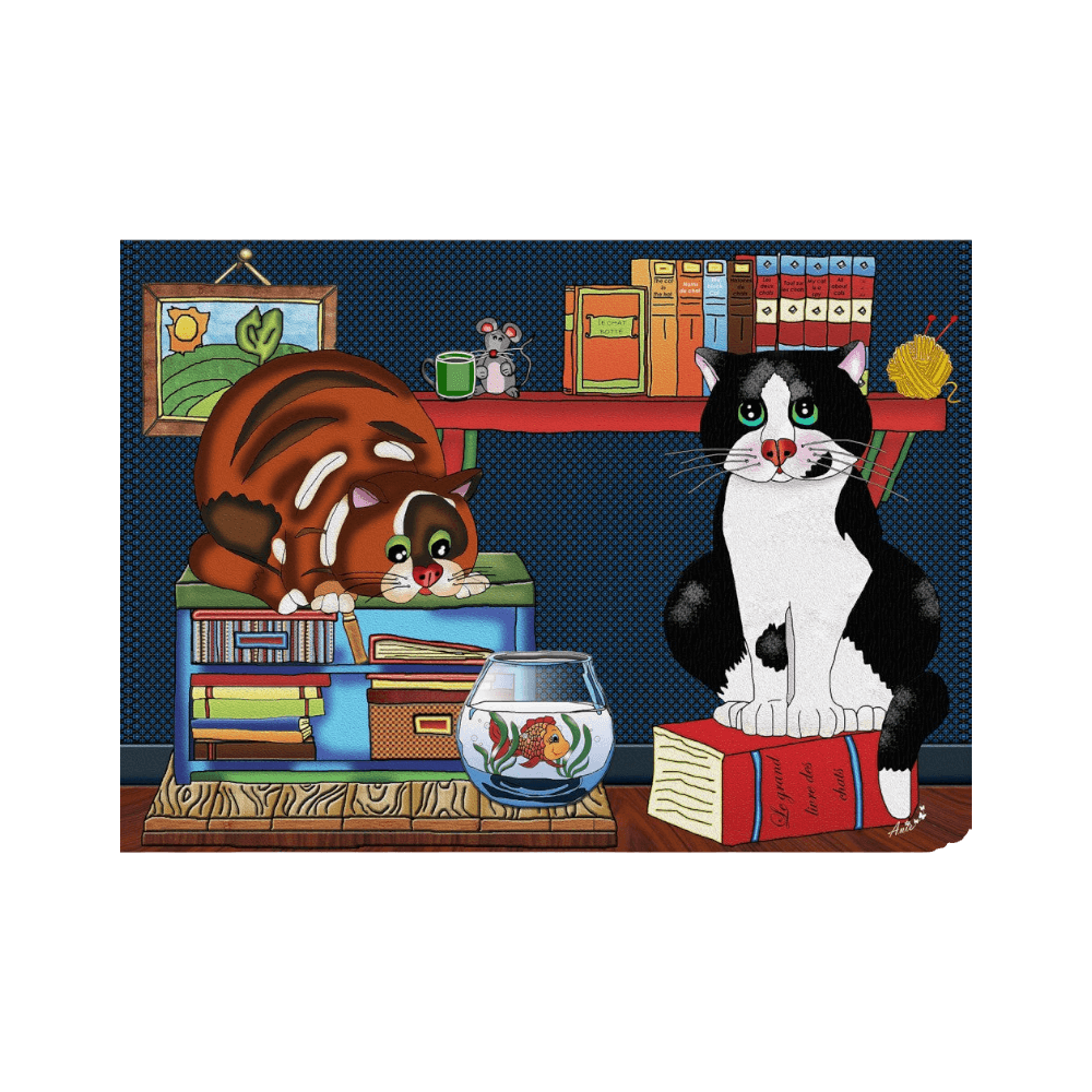 Amours de Chats | Cat Love (Puzzle 500 pcs) CASSE-TÊTE - 400 - 550 morceaux
