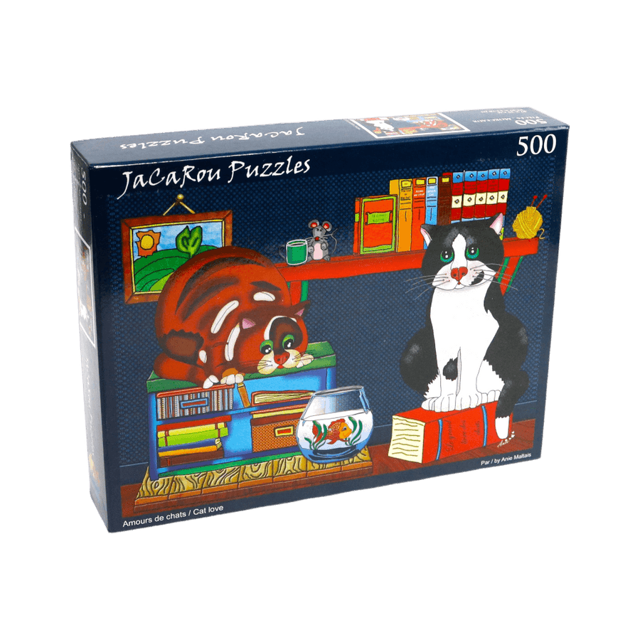 Amours de Chats | Cat Love (Puzzle 500 pcs) CASSE-TÊTE - 400 - 550 morceaux