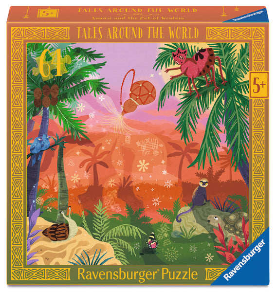 Anansi and the Pot of Wisdom (64 pcs) CASSE-TÊTE - 50 - 99 morceaux