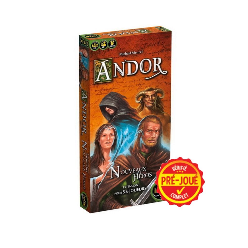 Andor - Ext. Nouveaux héros (pré-joué) (FR) BAZAR - Bazar - COOP