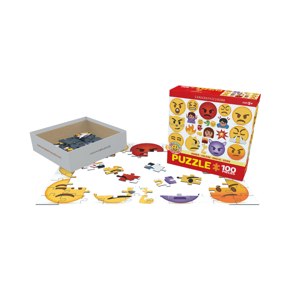 Anger  - Emoji 100pc CASSE-TÊTE - 100 - 150 morceaux