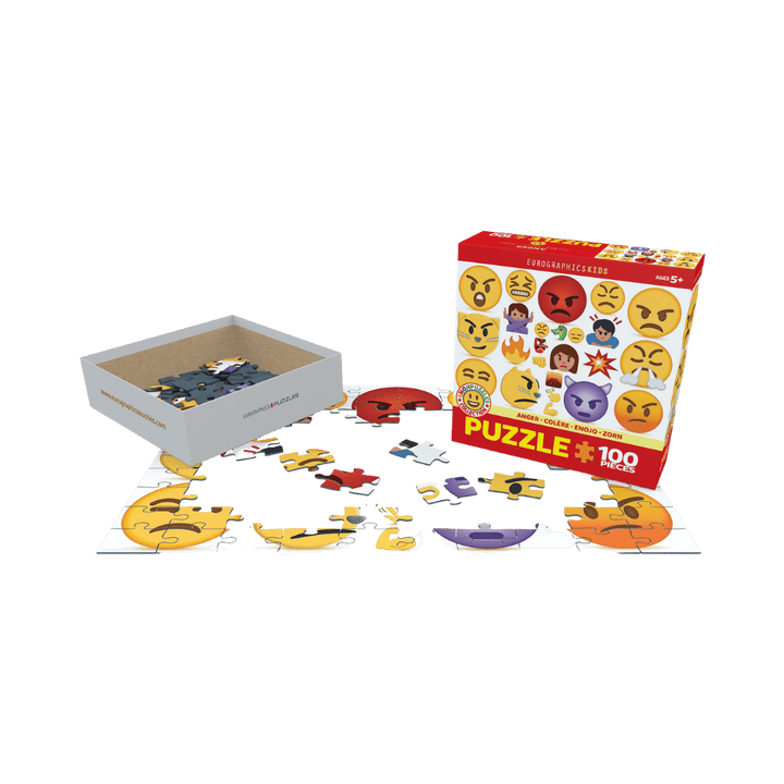 Anger  - Emoji 100pc CASSE-TÊTE - 100 - 150 morceaux