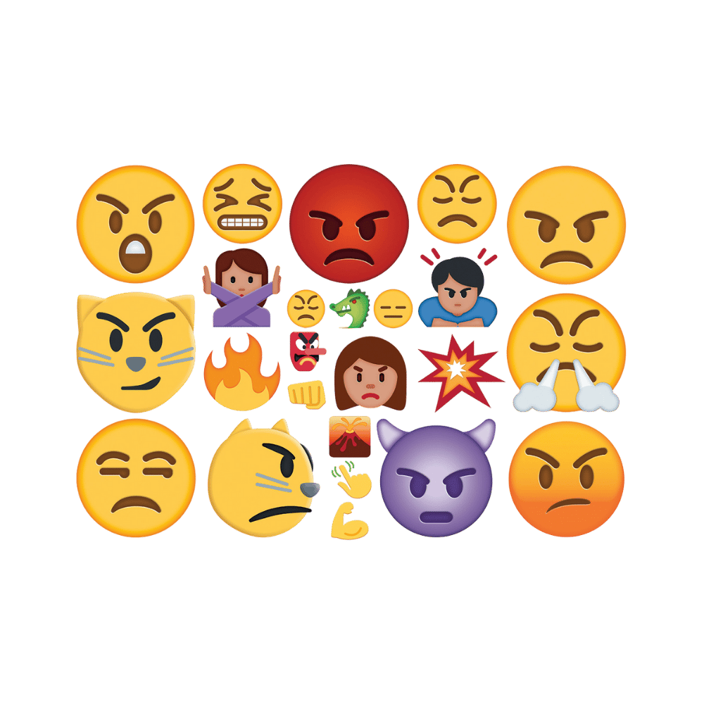 Anger  - Emoji 100pc CASSE-TÊTE - 100 - 150 morceaux