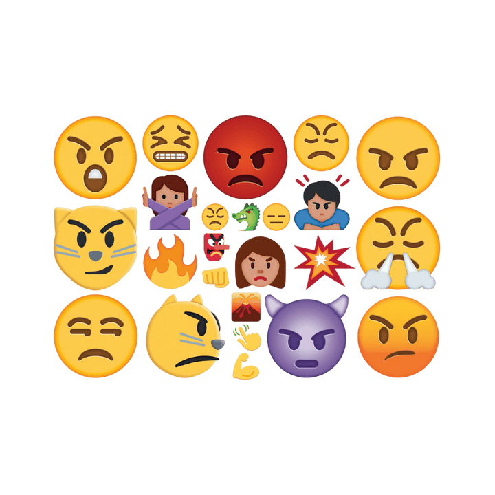 Anger  - Emoji 100pc CASSE-TÊTE - 100 - 150 morceaux