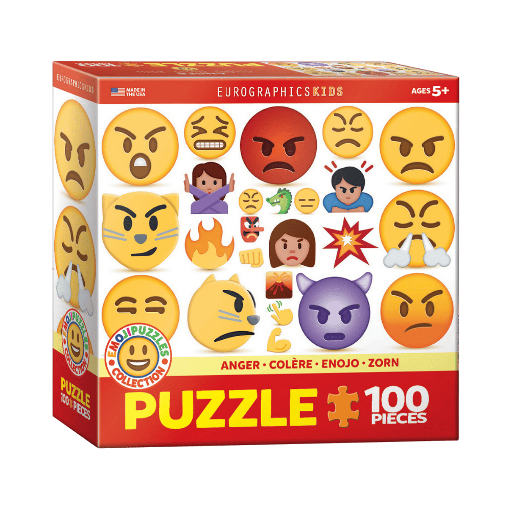 Anger  - Emoji 100pc CASSE-TÊTE - 100 - 150 morceaux