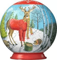 Animal Cheer 3D Christmas Balls (56pcs) - Variés CASSE-TÊTE - Casse-tête 3D