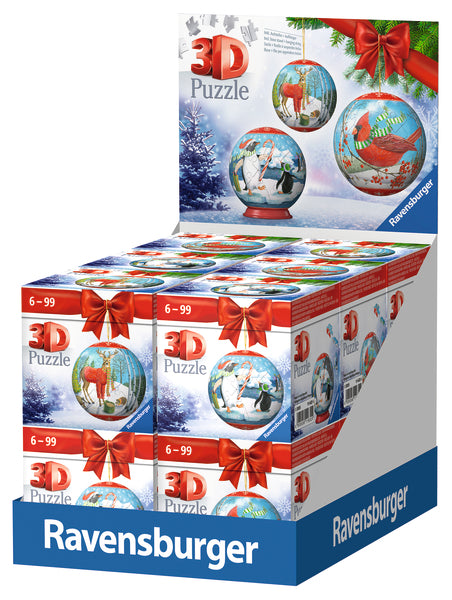Animal Cheer 3D Christmas Balls (56pcs) - Variés CASSE-TÊTE - Casse-tête 3D