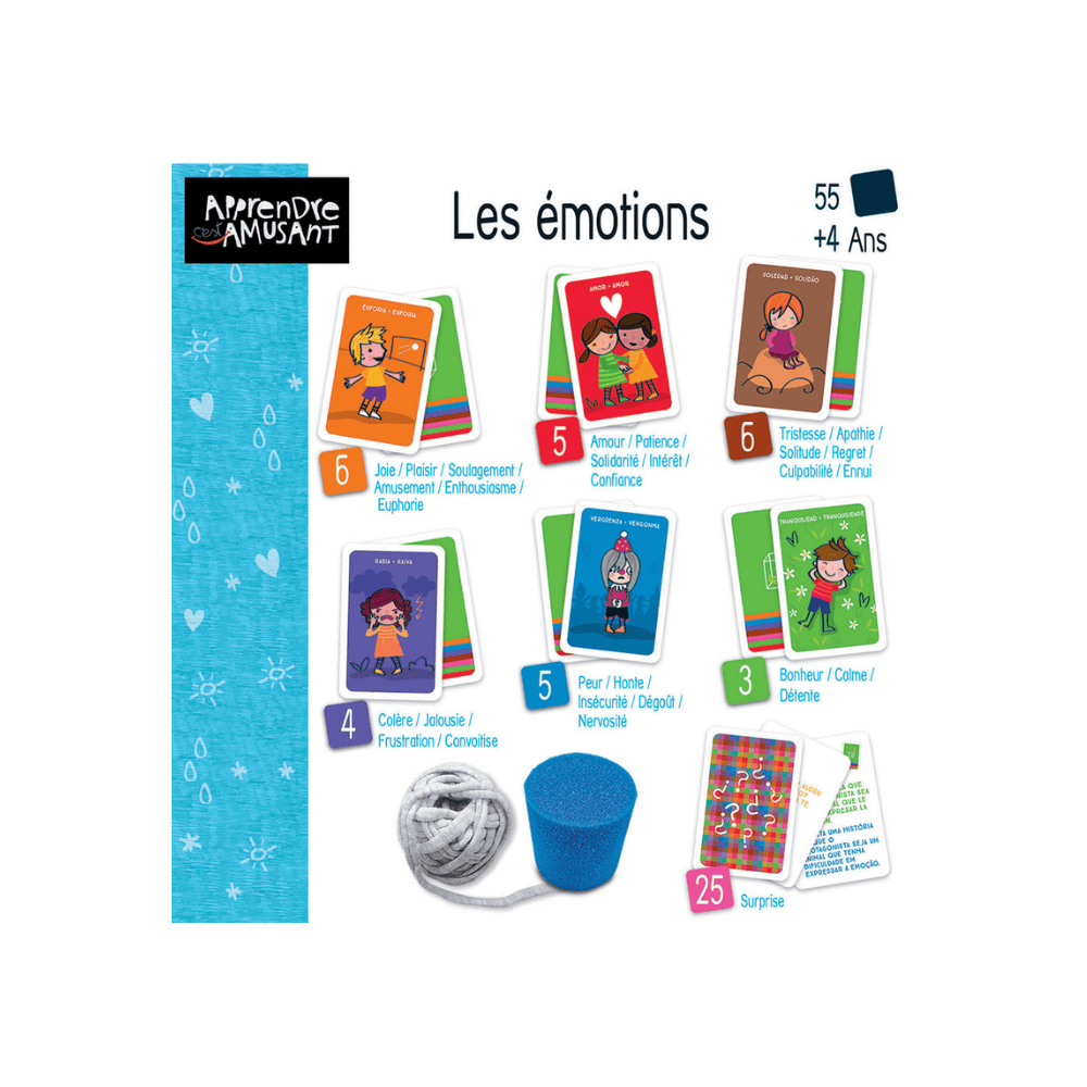 Apprendre c'est amusant - Les émotions (FR) JEUX - Éducatif