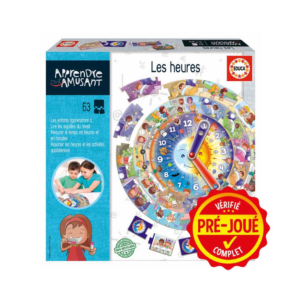 Apprendre c'est Amusant - Les Heures (pré-joué) (FR) BAZAR - Bazar - Enfants