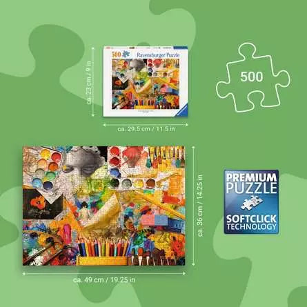 Art Studio (500 pcs) CASSE-TÊTE - 400 - 550 morceaux