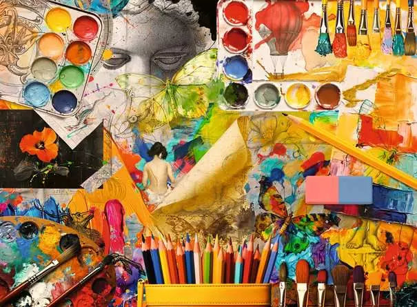 Art Studio (500 pcs) CASSE-TÊTE - 400 - 550 morceaux