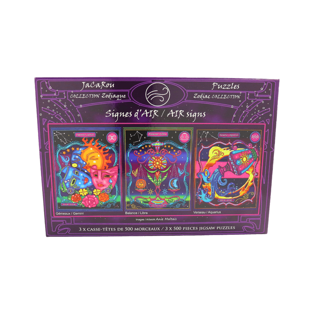 Signes d'air | Air Signs | Casse-tête JaCaRou Puzzle | Achat en ligne