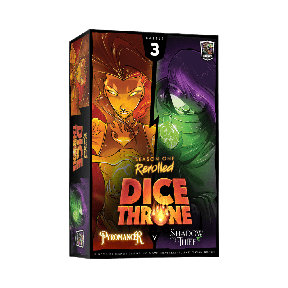 Dice Throne Sais. 1 - Pyromancien contre Voleur de l'ombre (FR)