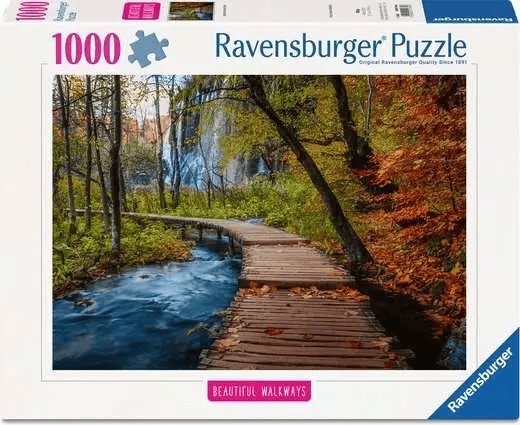 Autumnal Wooden Trail (1000pcs) CASSE-TÊTE - 1000 morceaux