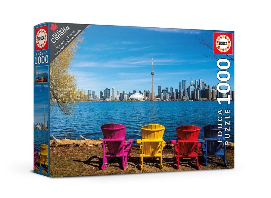 Puzzle Educa Vue de l'île, Toronto (1000 pcs) | Achat en ligne Canada