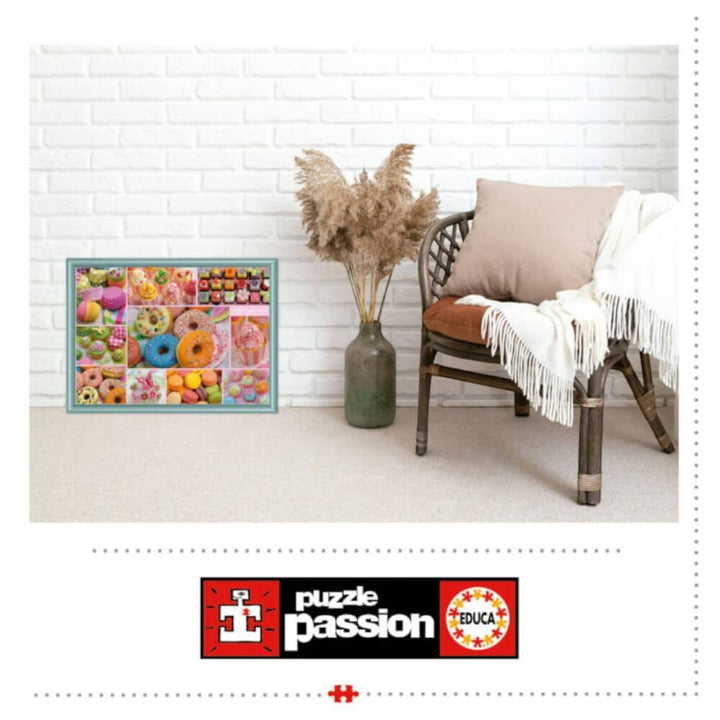 Collage douceurs de fête casse-tête Educa | Sweet Party Collage Puzzle