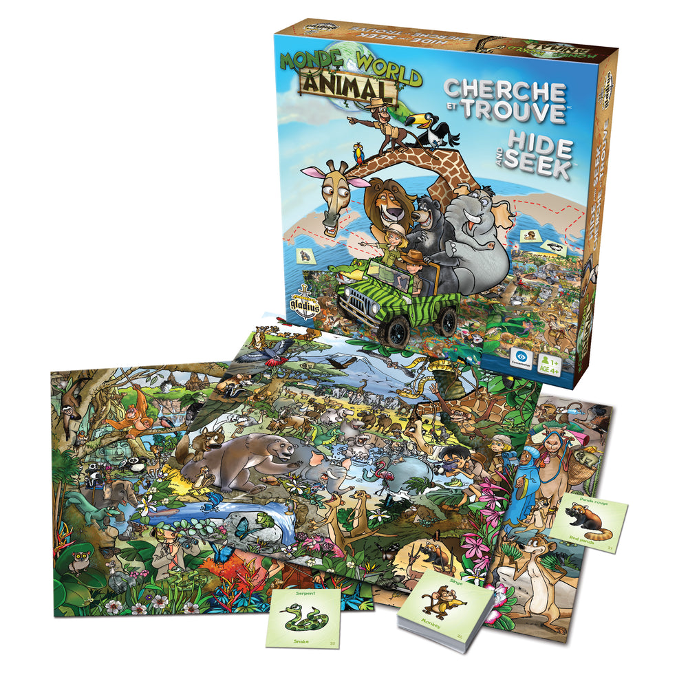 Cherche et trouve : Monde animal | Hide and Seek: Animal World