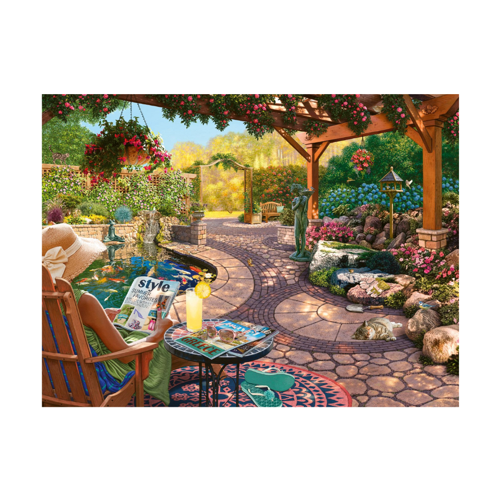 Puzzle 750: Cozy Backyard Bliss