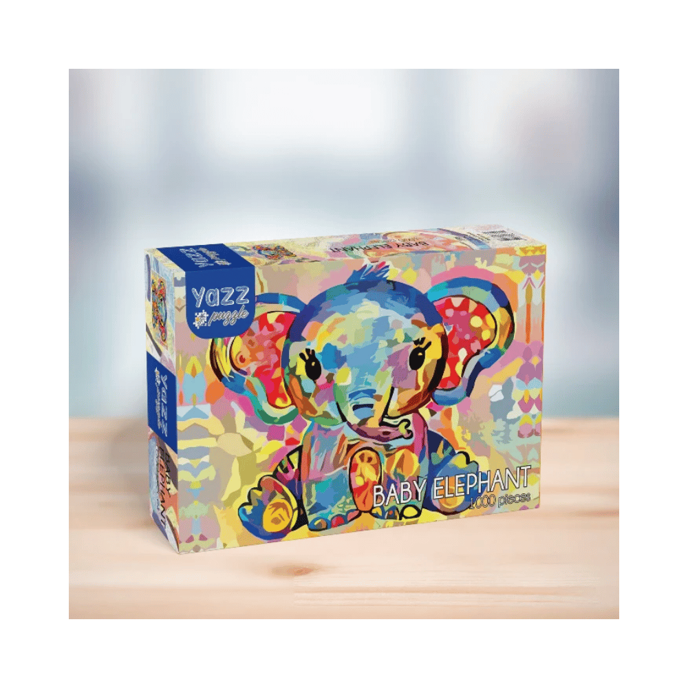 Baby Elephant (Puzzle 1000 pcs) CASSE-TÊTE - 1000 morceaux