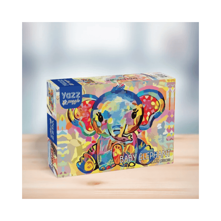 Baby Elephant (Puzzle 1000 pcs) CASSE-TÊTE - 1000 morceaux