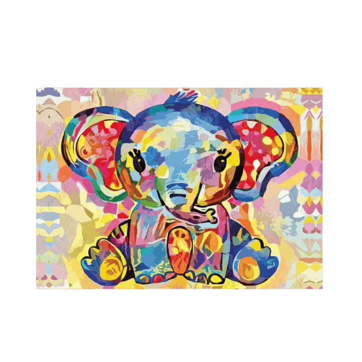 Baby Elephant (Puzzle 1000 pcs) CASSE-TÊTE - 1000 morceaux