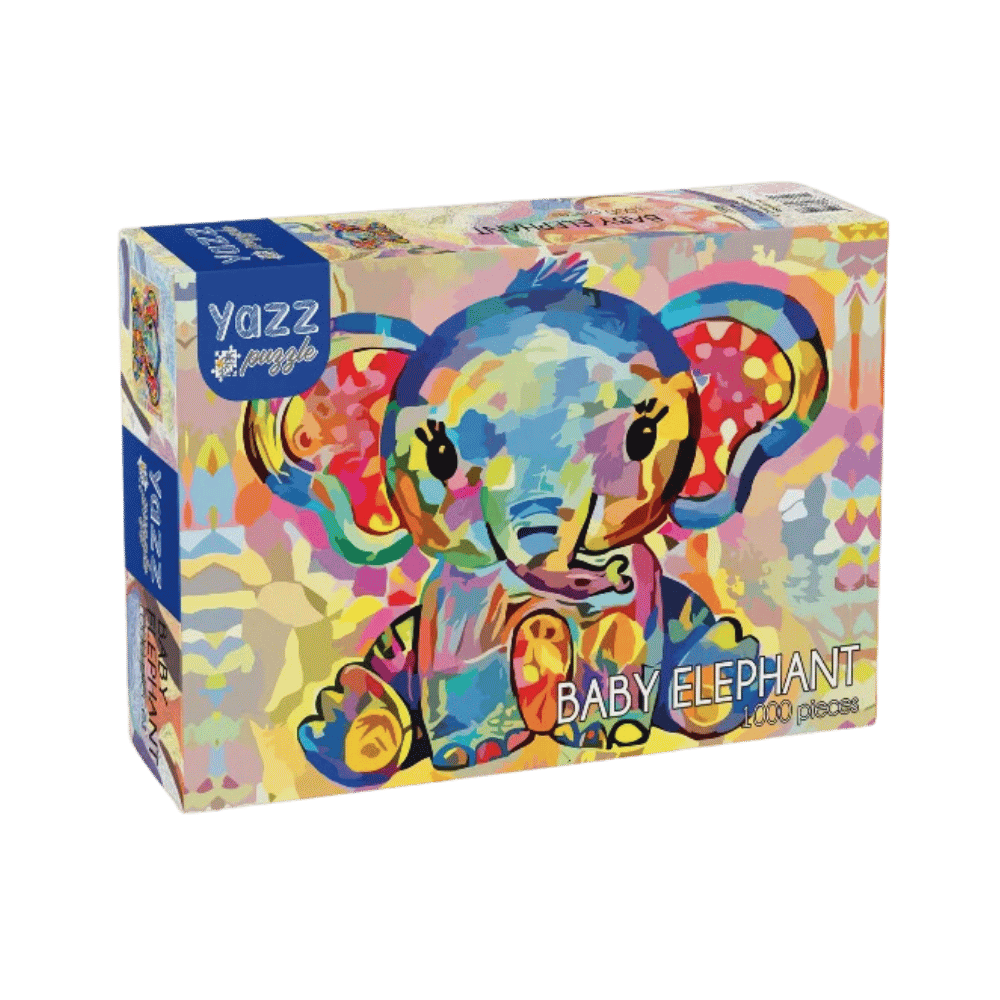 Baby Elephant (Puzzle 1000 pcs) CASSE-TÊTE - 1000 morceaux